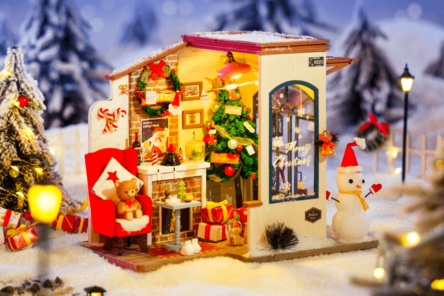 ミニチュアクリスマスハウス 数量限定でミニチュアハウス「クリスマスハウス」が発売開始!