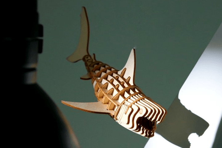 水辺に住む生き物がモチーフの立体ウッドパズル|本物そっくりの見た目を楽しもう!