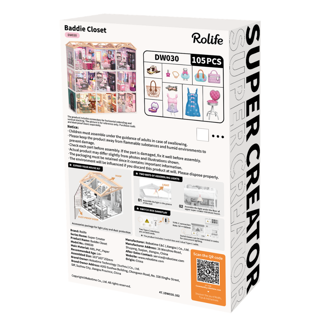 10月上旬発売予定【英語版】DW030Baddie Closet