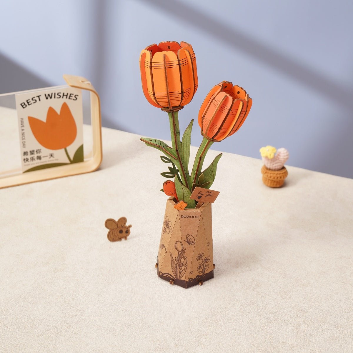 R)TW081 オレンジチューリップ - つくるんです公式