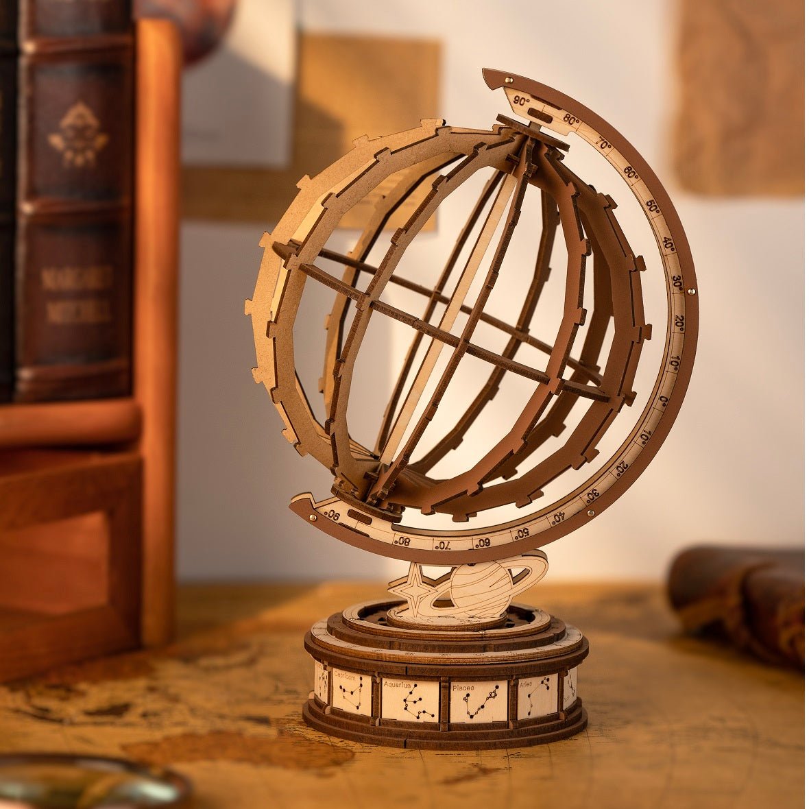 TGM01 レトロ地球儀 - つくるんです公式