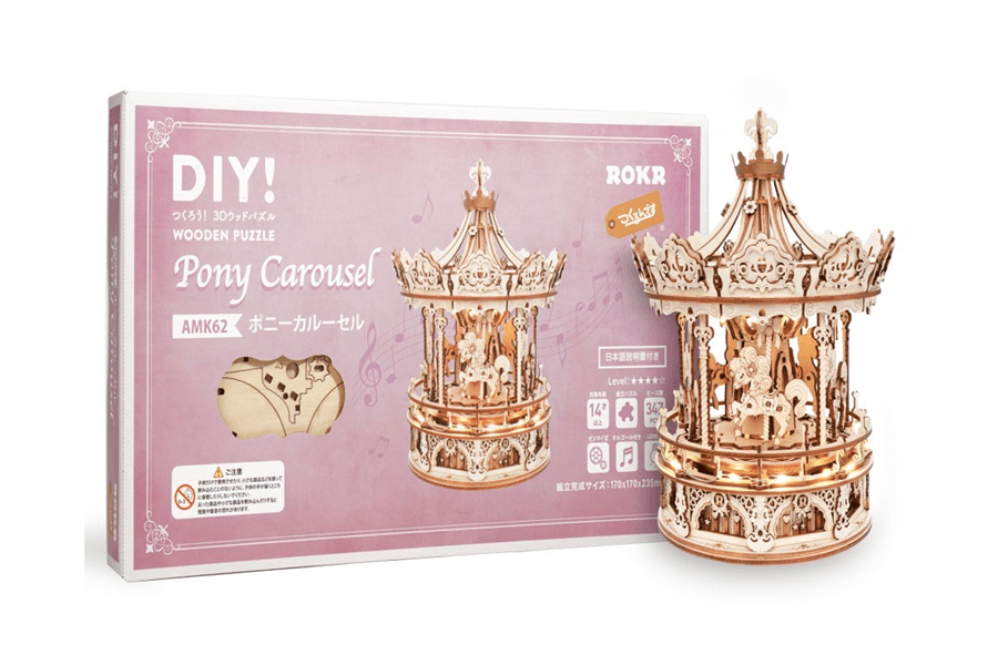 ウッドトリック Wood Trick ミステリーフラワー オルゴール付き Mystery Flower Wood model kit ✔️ WoodTrick – Wood Trick
