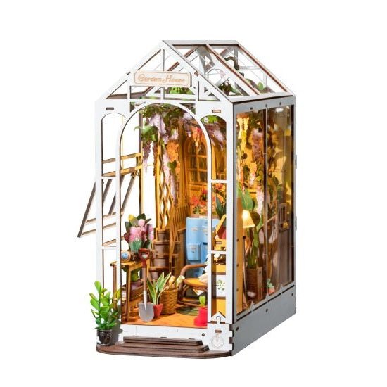 ブックヌック フラワーショップ ドールハウス 完成品 訳あり Amazon | CuteBee DIY ブックヌックキット ドールハウスキット