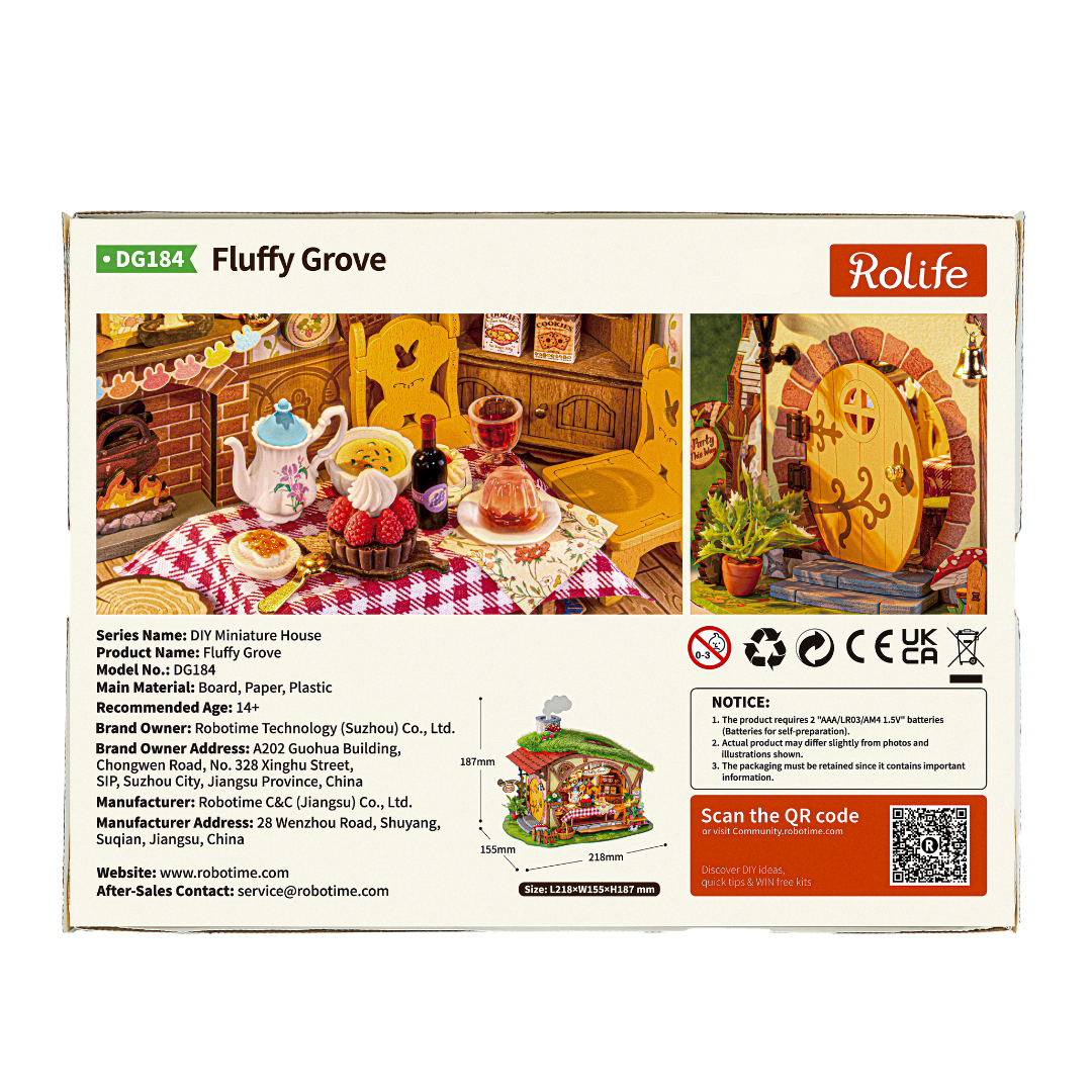 【英語版】ＤＧ１８４Ｆｌｕｆｆｙ　Ｇｒｏｖｅ - つくるんです公式