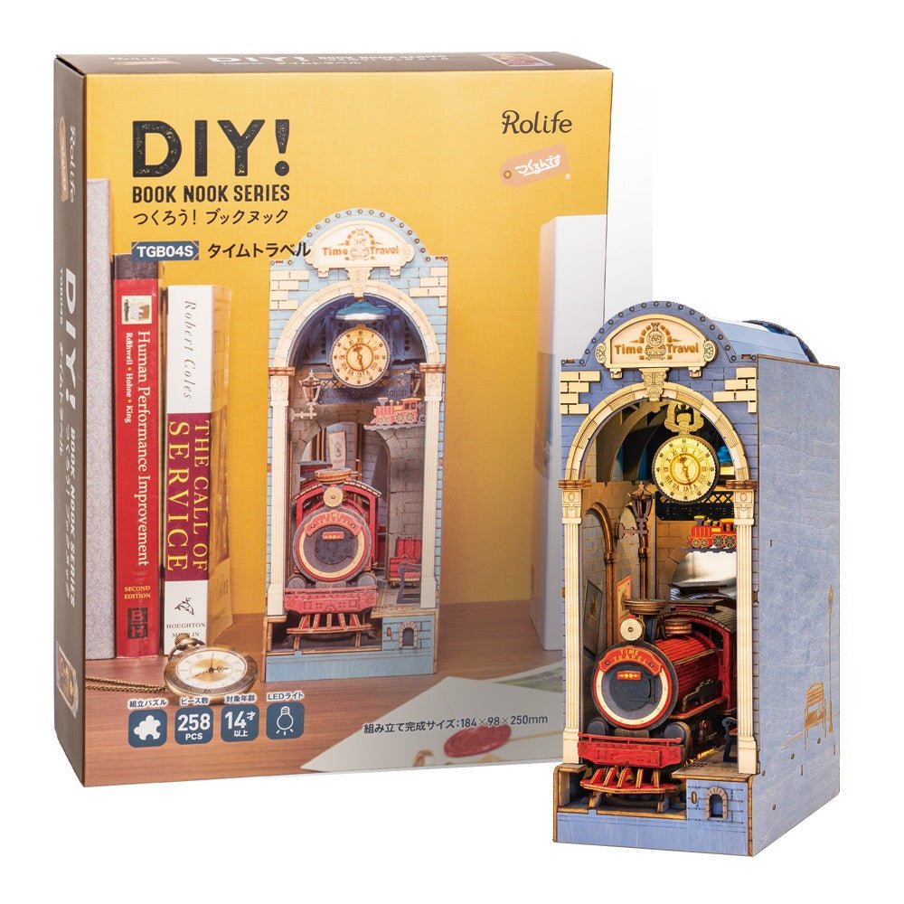 ⑦ 未開封 Rolife つくるんです 3Dウッドパズル DIY タイムトラベル TGB04S タイムトラベル
