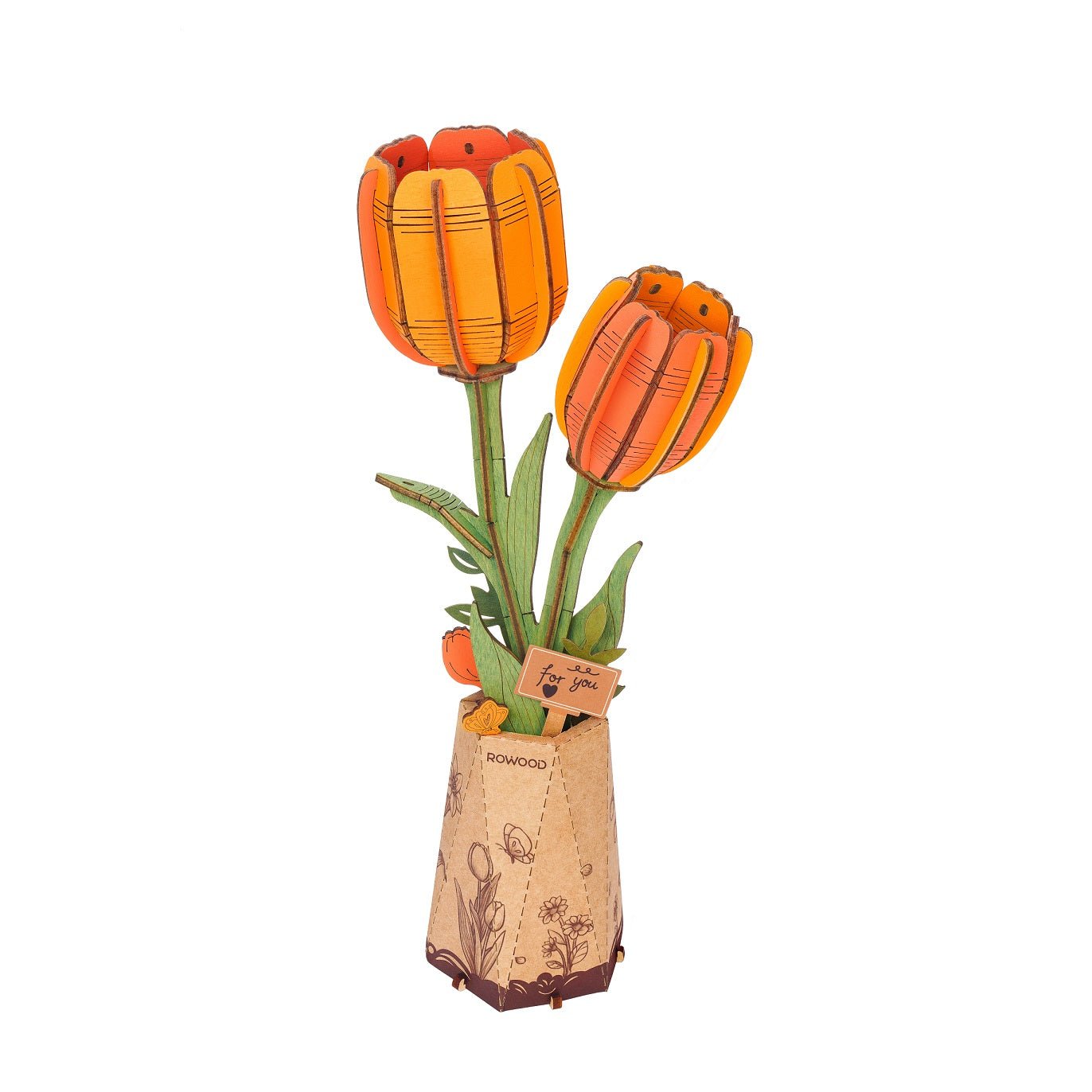 R)TW081 オレンジチューリップ - つくるんです公式