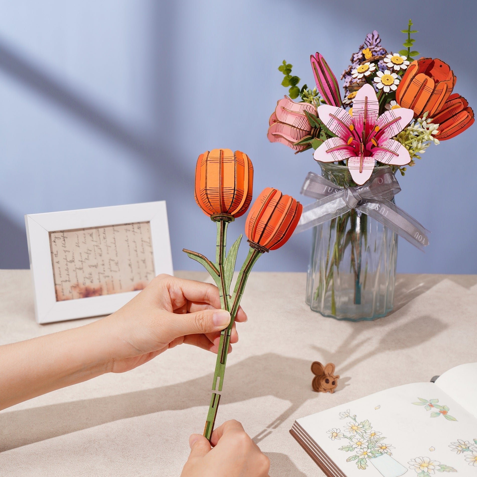 R)TW081 オレンジチューリップ - つくるんです公式