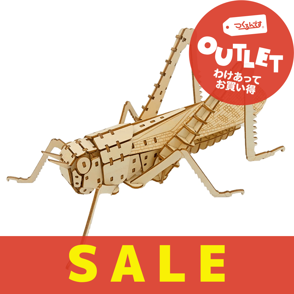 【数量限定アウトレット・11%OFF】ポケットバグズ　バッタ - つくるんです公式